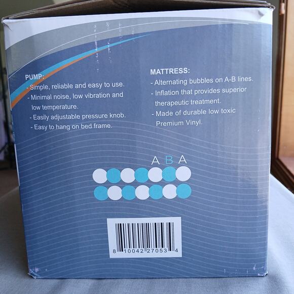 MedAir Eco Powered Pressure Reducing Air Mattress new with used electric pump - Picture 4 of 15